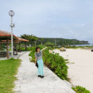 こちらがビーチです