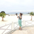 開放感のある広〜い砂浜