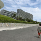 ビーチ横のホテル