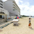 ホテルと一体化しているマリンカウンター