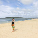 観光客中心のビーチ