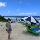 人気の高さはパラソルの多さ!