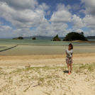 遊泳区域はこちら