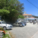 南側の駐車場です